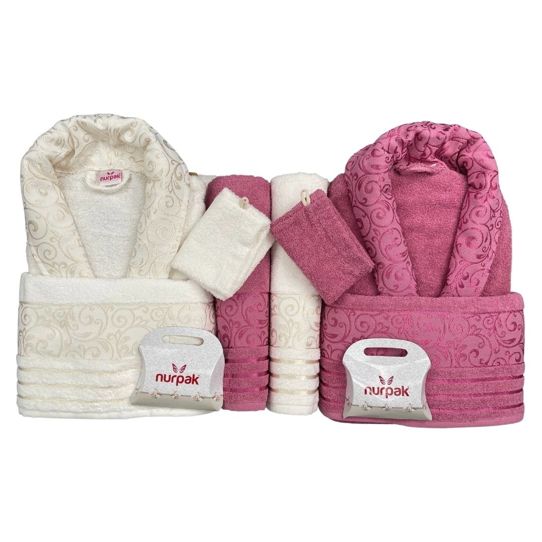 Ensemble de Peignoir Familial Deren 10 pièces
