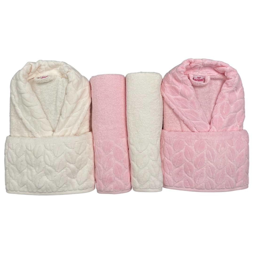 Ensemble de Peignoir Familial Hazal 10 pièces