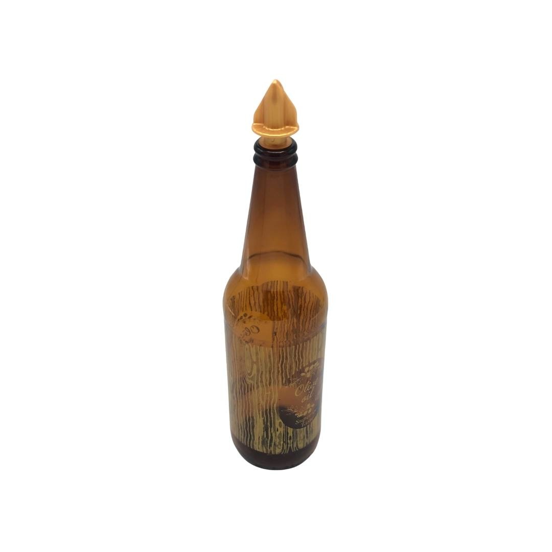 Glazen oliefles - Gouden