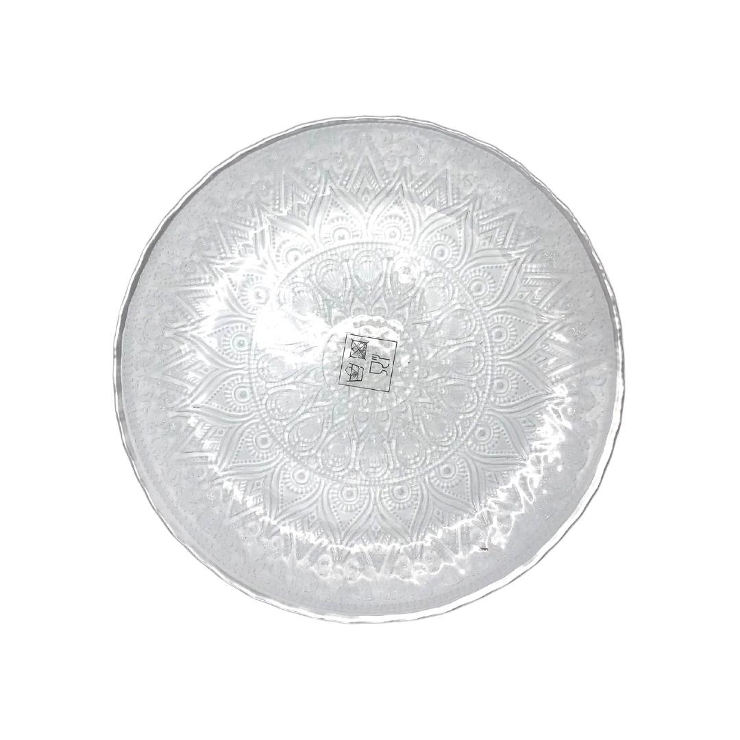 Indore Plate Set van 6 Zilver