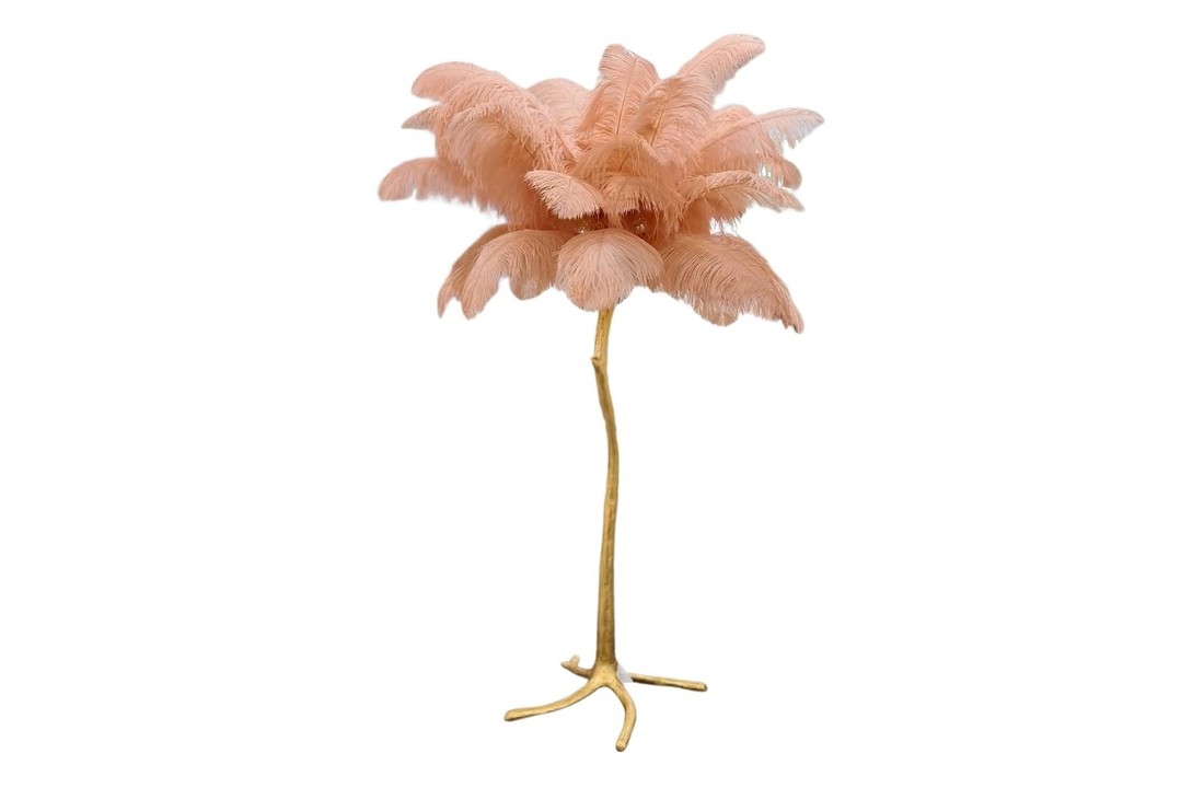 Palmboom lamp - Oranje Roze