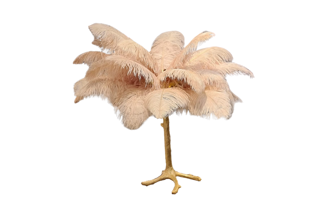 Palmboom lamp - Bruin