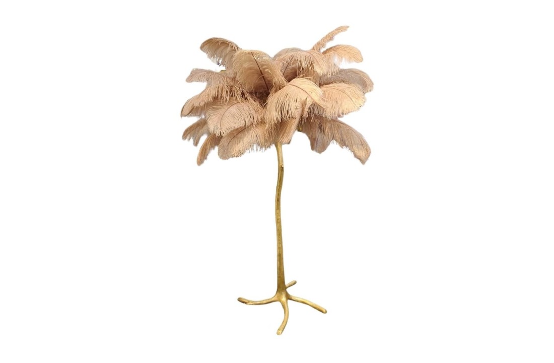 Palmboom lamp - Bruin