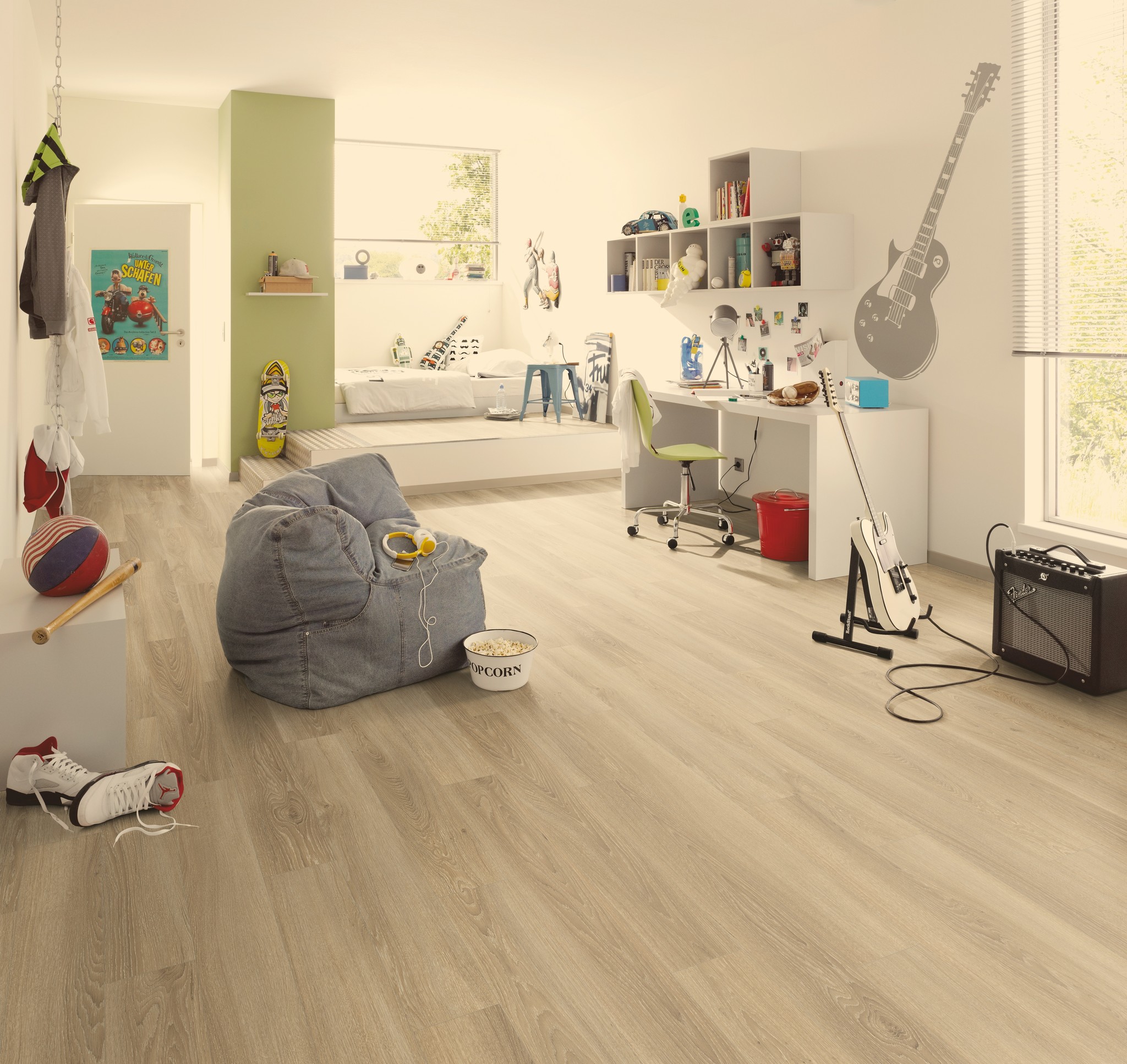 Laminate Classic Sans Rainure 8mm H2730 - EPL102 Deepskin Amiens Oak Light
