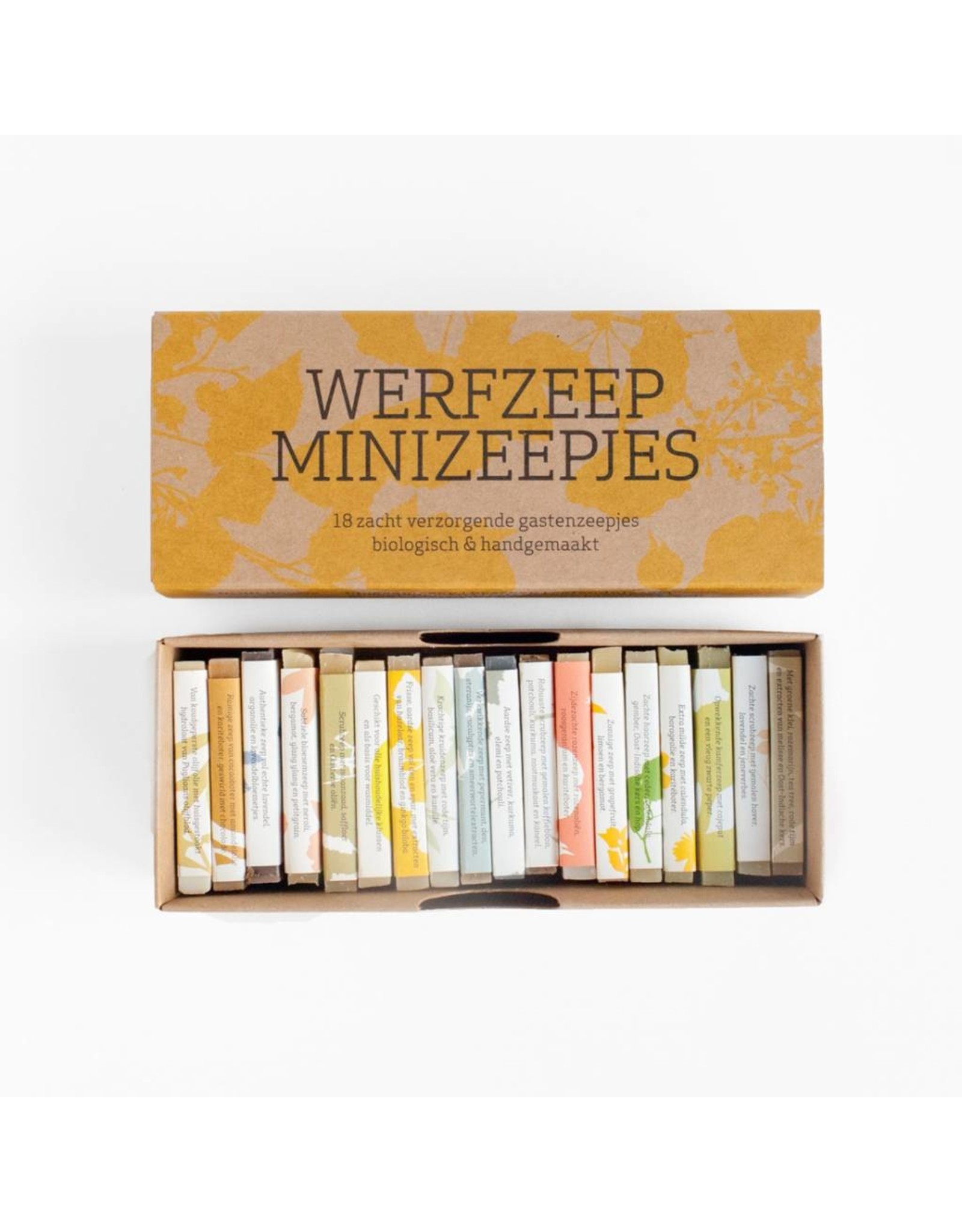 Werfzeep Cadeaudoos met 18 minizeepjes