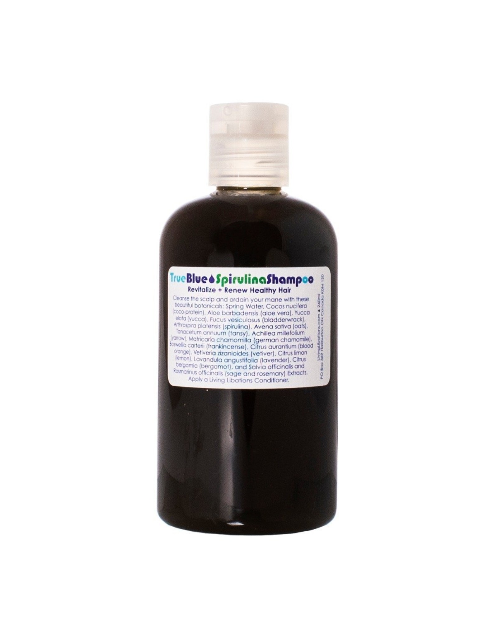 Living Libations True Blue Spirulina Shampoo 240 ml