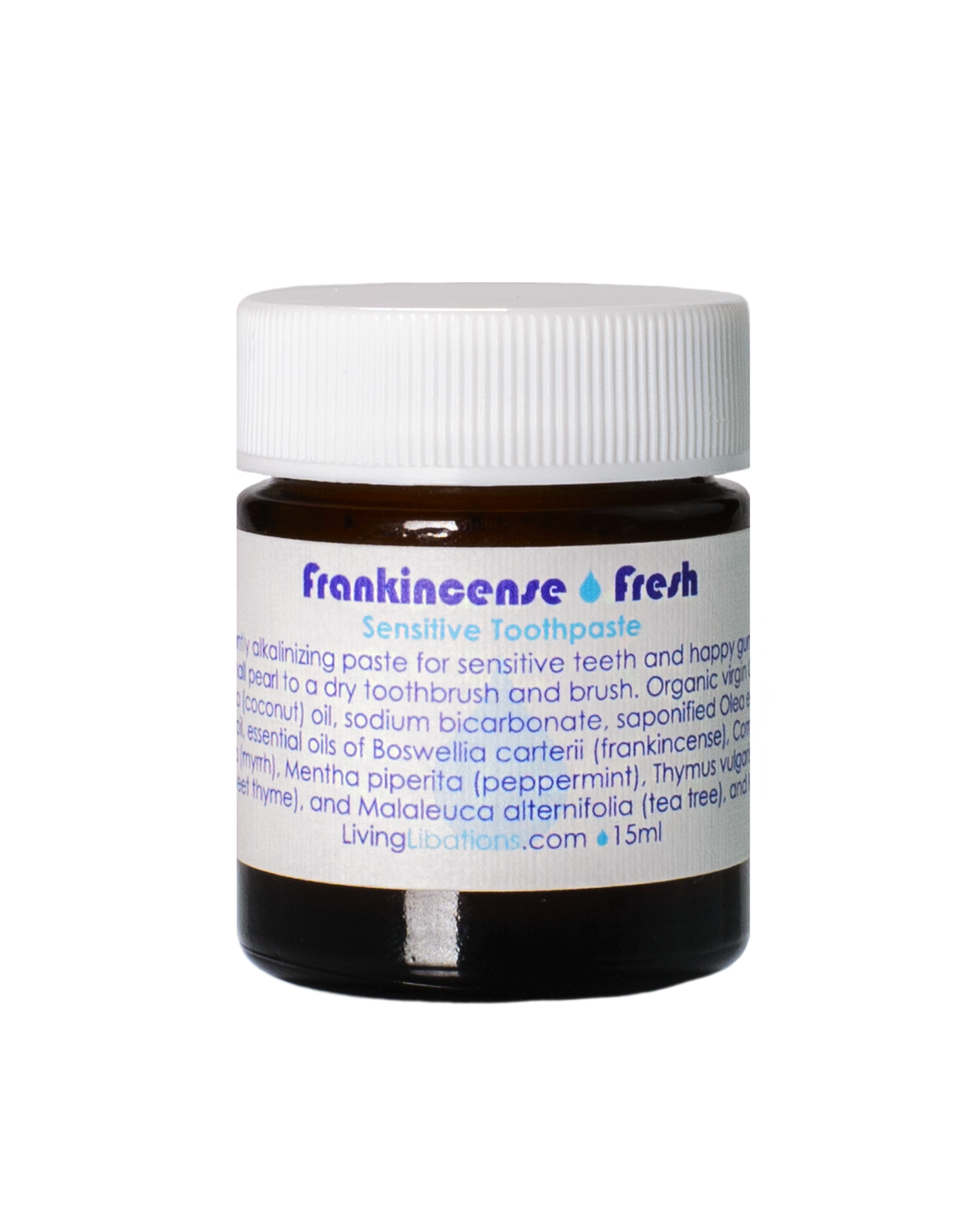 Living Libations Frankincense Fresh Sensitive Tandpasta