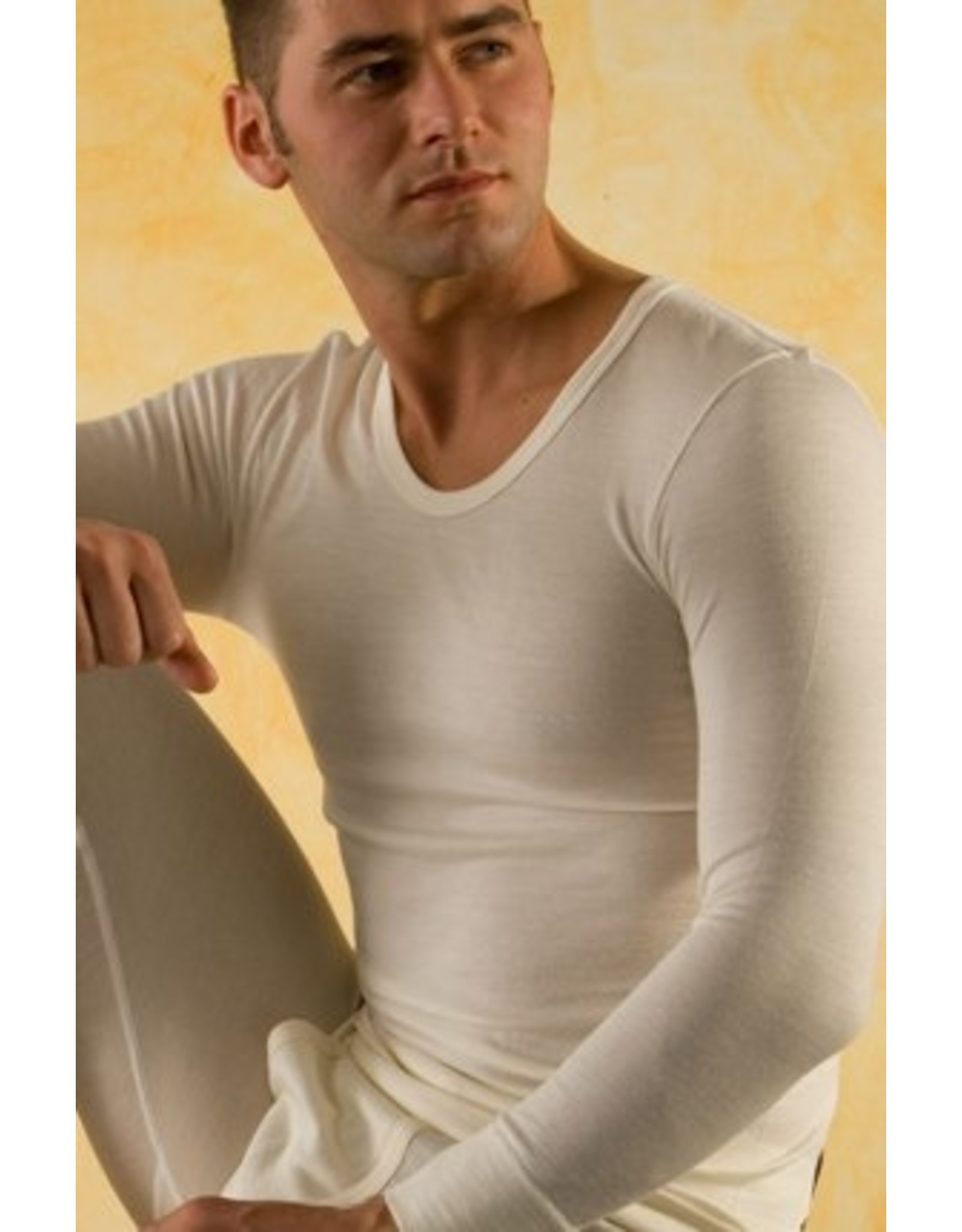 Hocosa Hemd lange mouwen - 100% Merino wol - bio