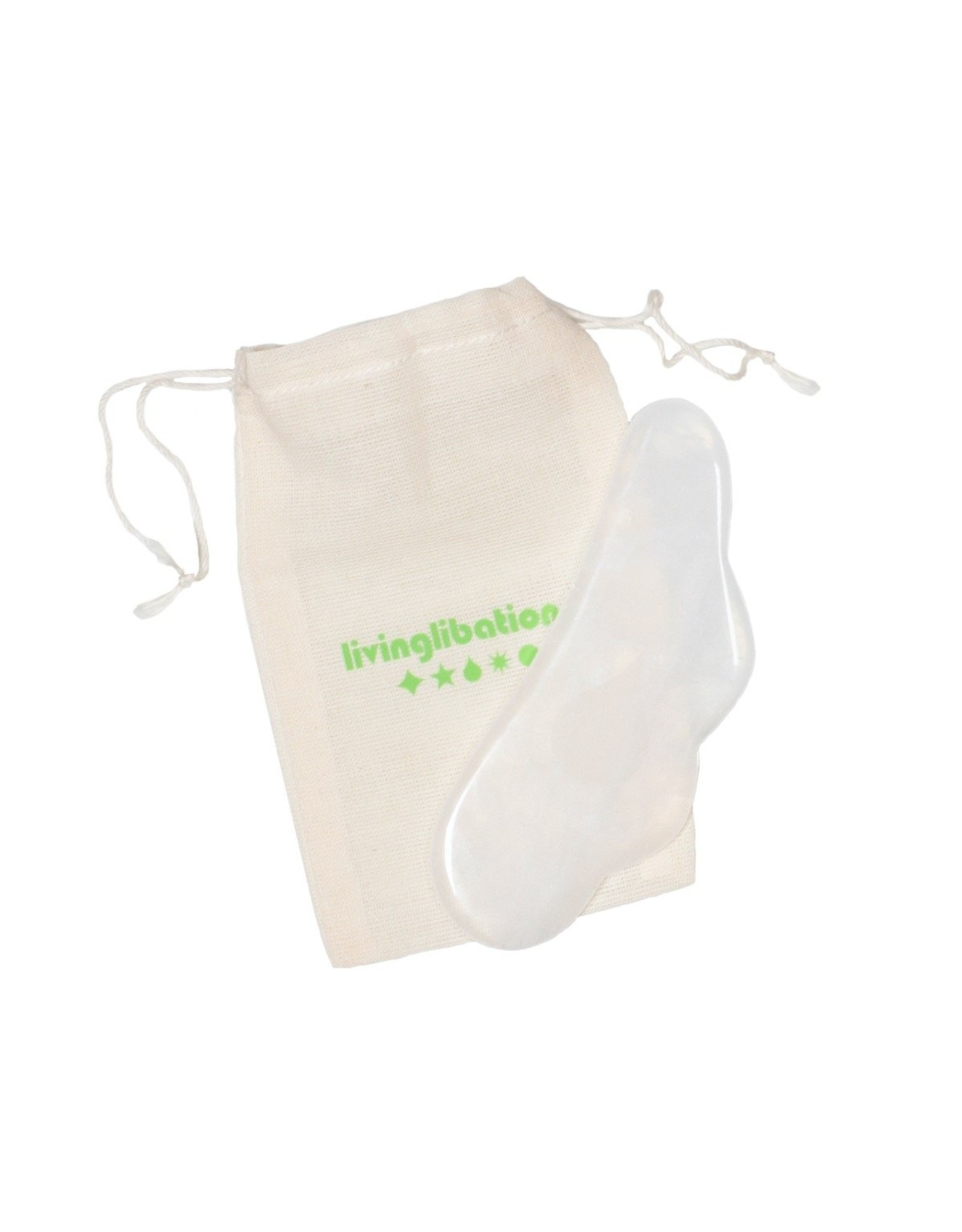 Living Libations Quartz Crystal Gua Sha