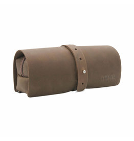 THEWO | "Tamea" 3 in 1 omwikkelbare etui van vintage leer - old antique