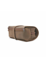 THEWO | "Tamea" 3 in 1 omwikkelbare etui van vintage leer - old antique