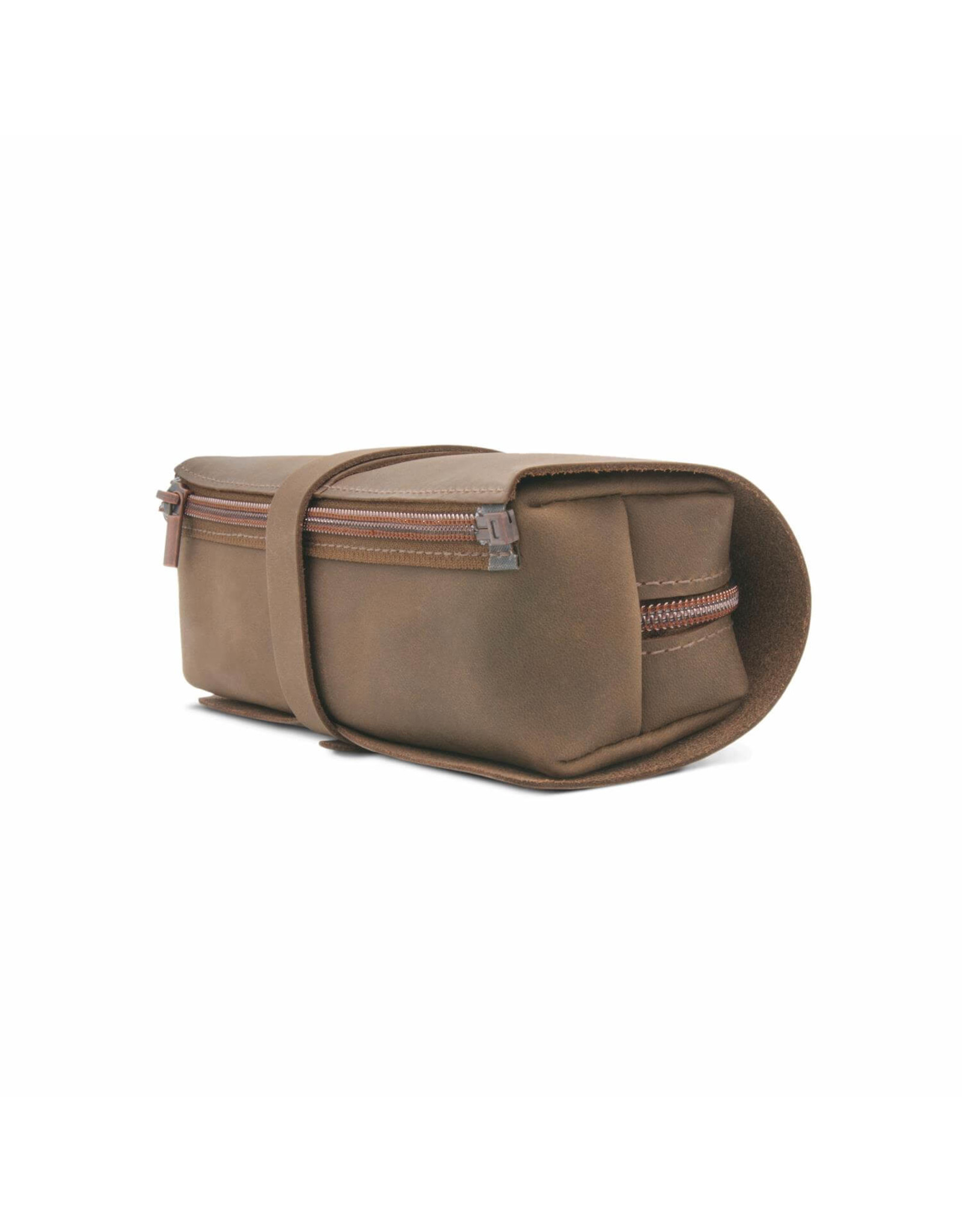 THEWO | "Tamea" 3 in 1 omwikkelbare etui van vintage leer - old antique