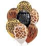 5 dierenprint ballonnen