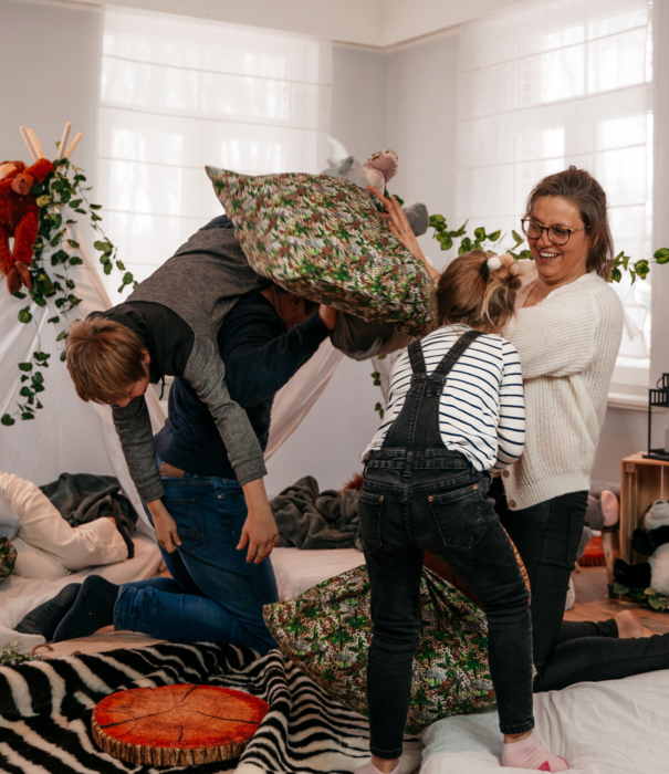 Home sweet home slaapfeestje