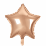 Folieballon ster: Rosé goud