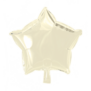 Folieballon ster: Ivoor
