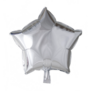 Folieballon ster: Zilver