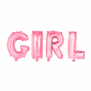 Folieballon roze: Girl