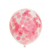 Confetti ballon Roze