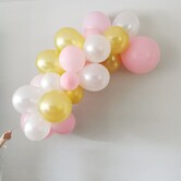 Ballonnenslinger: Goud - Roos - Wit