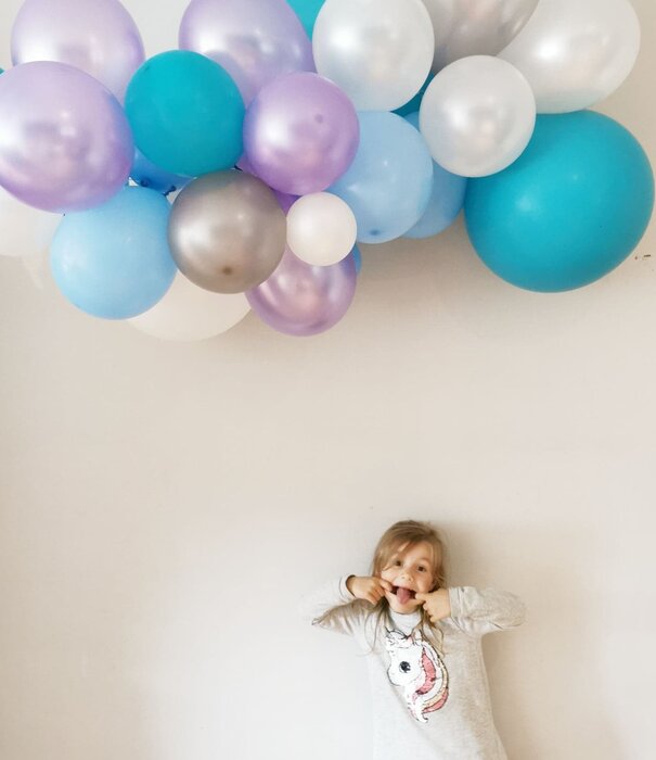 Ballonnenslinger: Blauw - Paars