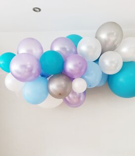 Ballonnenslinger: Blauw - Paars