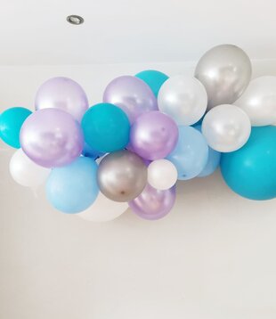 Ballonnenslinger: Blauw - Paars