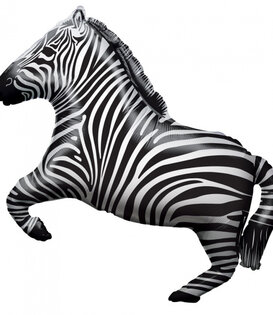 Folieballon: Zebra
