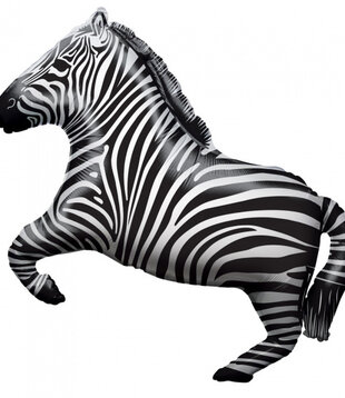 Folieballon: Zebra