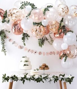 Ballonnenboog: Rosé goud
