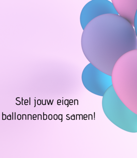 Ballonnenboog: Kies je eigen kleuren