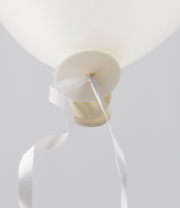 Automatische snelsluitlint voor ballonnen