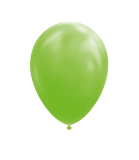10x grasgroene latex ballon | 30cm
