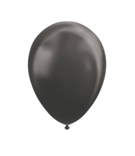 10x latex ballon zwart | 30cm