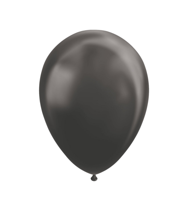10x latex ballon zwart | 30cm