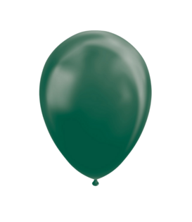 25x Metallic groene ballonnen