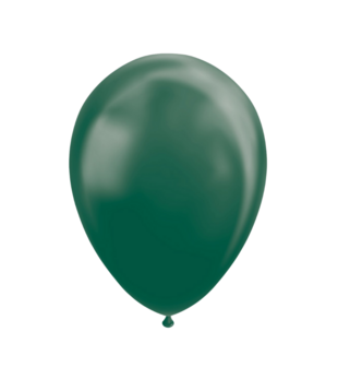 25x Metallic groene ballonnen