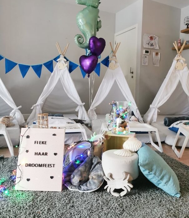 Slaapfeestje: Wonderwaterwereld