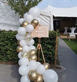 DIY maxi ballonnenboog eigen kleuren