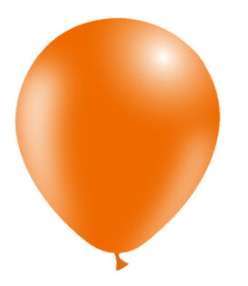 10x Latex ballon oranje | 30 cm