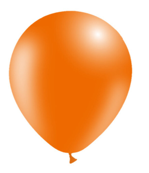 10x Latex ballon oranje | 30 cm
