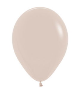 10x Latex ballon white sand | 30 cm