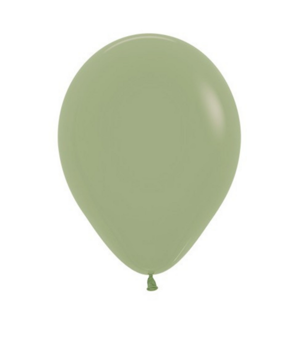 10x latex ballon olijfgroen | 30cm