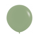 1x ballon olijf groen XXL 90cm