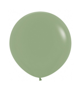 1x ballon olijf groen XXL 90cm