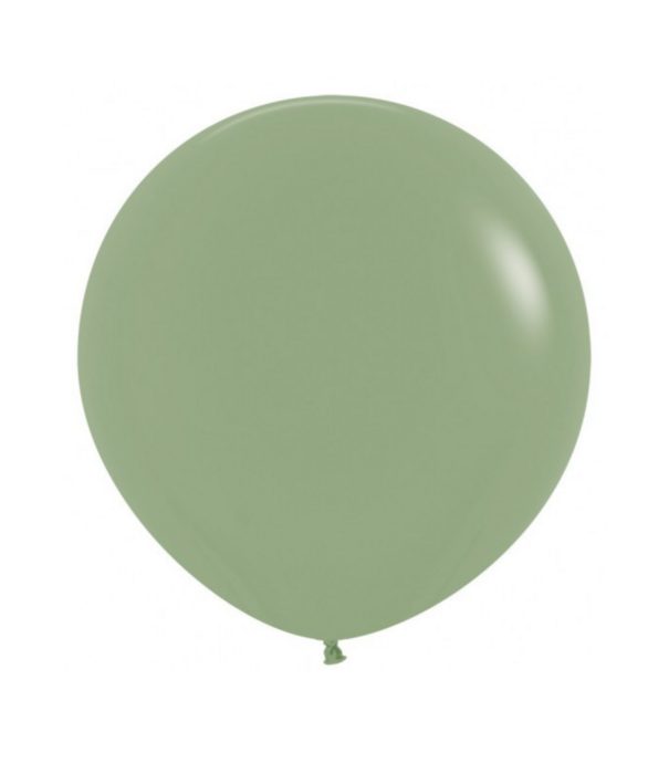 1x ballon olijf groen XXL 90cm