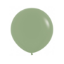 1x ballon olijf groen XXL 90cm