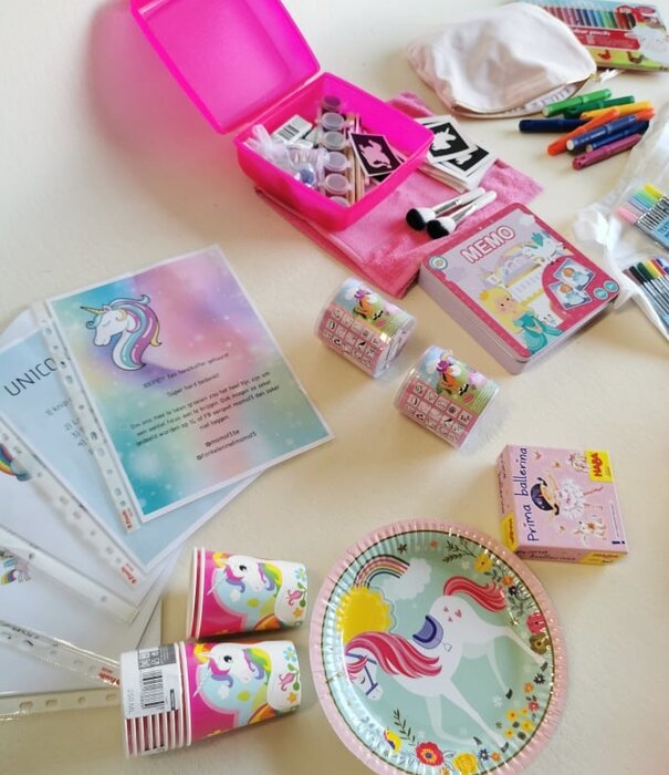 Feestkoffer unicorn