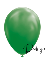 10x Latex ballon: Donker groen