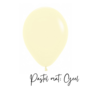 10 latex ballon: Pastel mat geel
